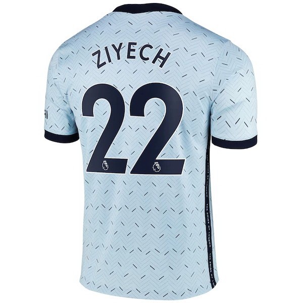 Maillot Football Chelsea NO.22 Ziyech Exterieur 2020-21 Bleu